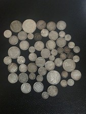 Lot de pièces de monnaies anciennes en argent 415 grammes 