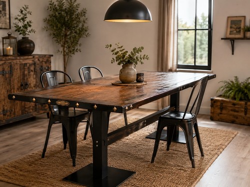 Table ferme ancienne en - table, de