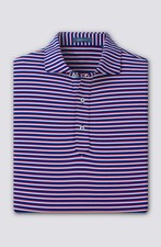 Turtleson Sherman Stripe Performance Polo Golf Shirt Men