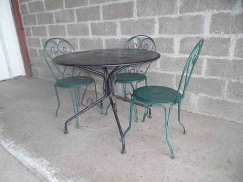Salon jardin fer forge - jardin,