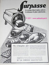 OLD ADVERTISEMENT 1927 LA HORN OVEN ROTISSEUR TALENTED CURVEVOIE COOKING AD