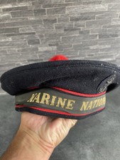 Ancien Bachi Képi Marine Nationale Taille 56