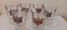 🎉 Lot de 6 Verres Shooter Smirnoff Dorés – Édition Collector ! 🎉