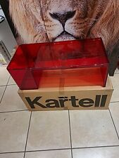 Table Basse Kartell Usame Par Patricia Urquiola Plexiglas Rouge Rare 