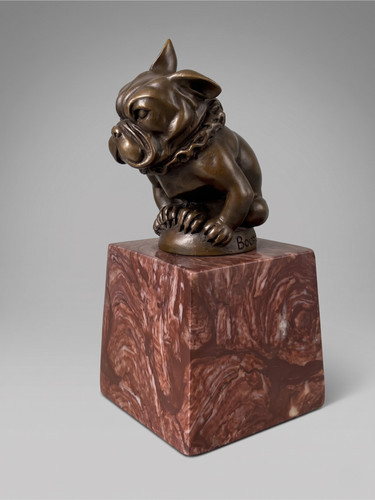 Sculpture bouledogue en - sculpture, de