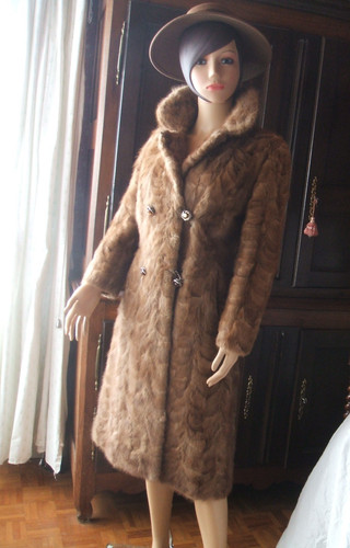 Manteau vison vintage - manteau, 42
