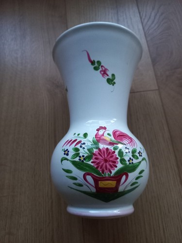 Vase faience décor - vase,