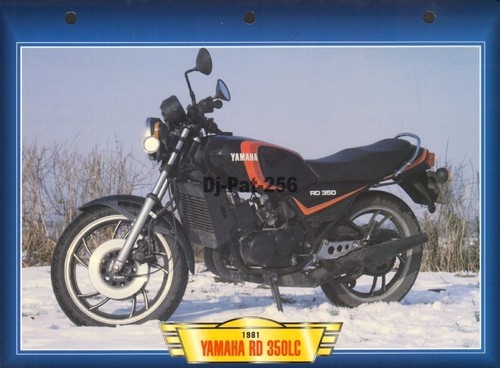 Fiche moto yamaha - moto, rd