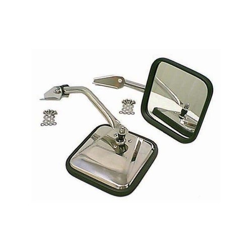 Rétroviseur extérieur inox