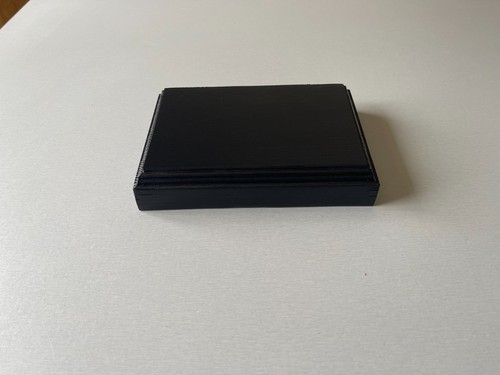 Socle bois peint noir - socle, en