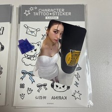 Karina aespa Photocard + Tatoo
