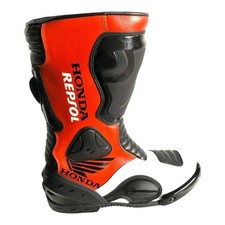 HONDA Bottes De Moto En Cuir