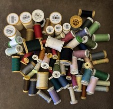 Gütermann Lot of 74 Sew All Polyester Sewing Thread Quilting Embroidery Mixed