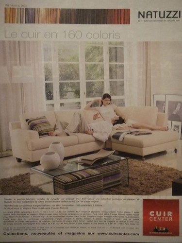 Publicité 2007 cuir center - publicitÉ,