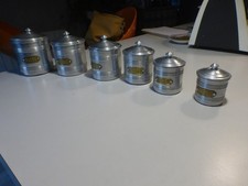 Ancienne Série de 6 Pots à