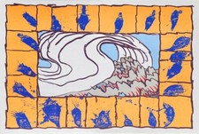 Pierre Alechinsky Original Lithograph 1981 The Game 38x56 Cm Cobra