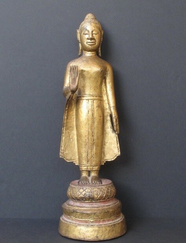 Ancien bouddha bois - ancien,