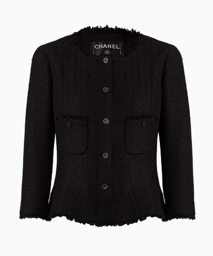 Chanel veste tweed black - tweed,
