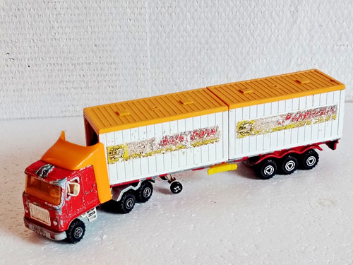 Camion volvo double containers - camion,