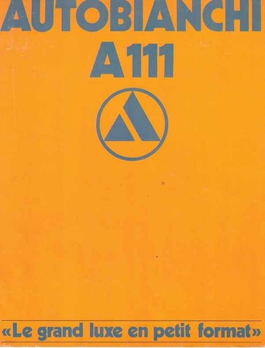 Catalogue brochure autobianchi - brochure,