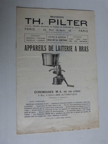 Catalogue écrémeuse - catalogue, :