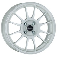 JANTES ROUES MAK XLR POUR OPEL ASTRA 7.5X18 4X100 GLOSS WHITE M01