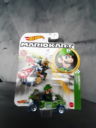Hot wheels mario kart luigi - mario,