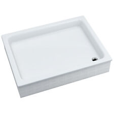 Receveur de Douche Bac Baignoire en Acrylique 80 x 100 Eps Support Rectangulaire
