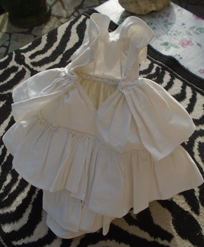 Robe poupée ancienne en - poupée,