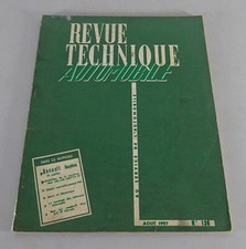 Repair instructions Revue Technique Renault Dauphine edition 08/1957