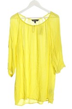 ULLA POPKEN Blouse transparente Dames Blouse T EU 46 jaune style décontracté