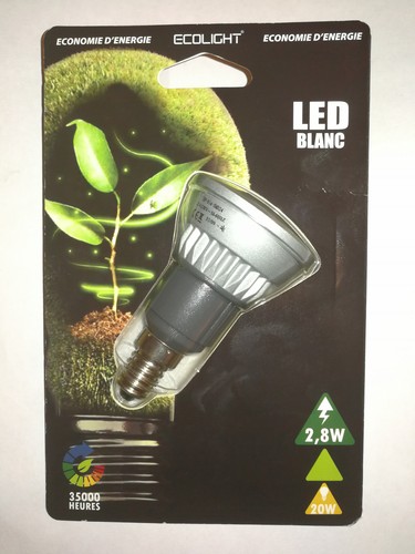 Ecolight led spot ampoule - ecolight, 2,8w