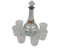 Martini carafe and its 6 glasses.