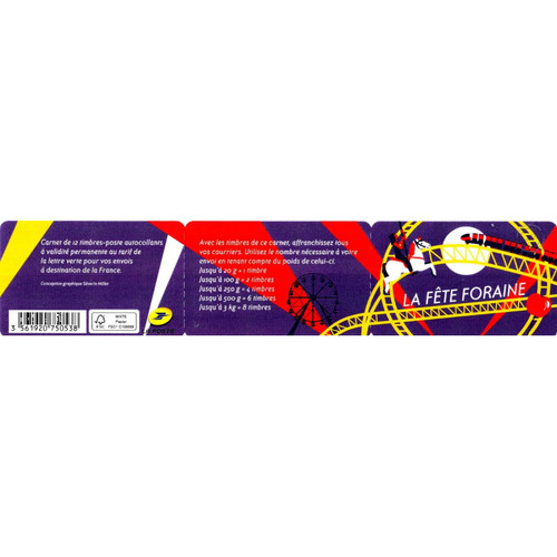 Carnet bc1430 de timbres - carnet,