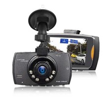 Dashcam Voiture Caméra Vision Nocturne Infrarouge Enregistreur HD Carte SD 32Go