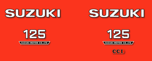 Suzuki 125 orange - ts, kit