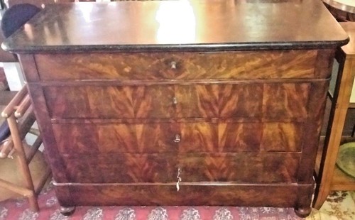 Commode restauration acajou - commode,
