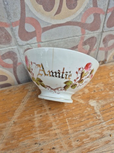 Grand bol ancien porcelaine - grand,