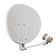 Parabole acier elliptique +