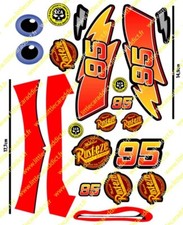 Planche A4 Cars, 1:10, Flash