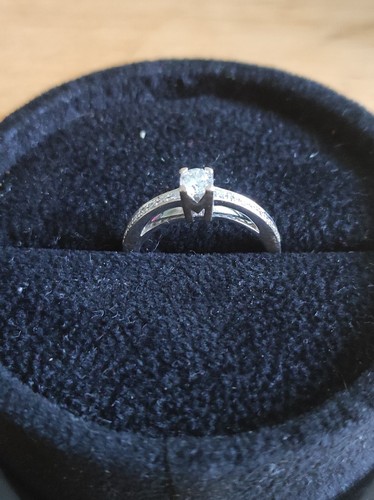 Bague blanc - bague, 18