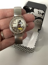 Mickey Mouse Watch With The Orginal Box And Paperwork In Beautiful Condition