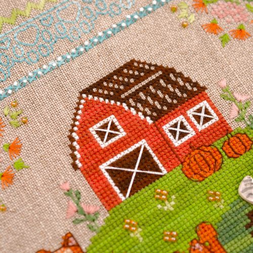 Kit broderie point croix - kit,