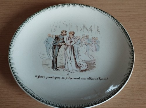 Cie assiette ancienne en - cie,