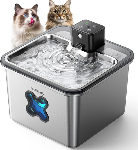 Fontaine eau chat sans fil - sans,