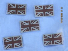 5 X Union Jack Patch, Petit
