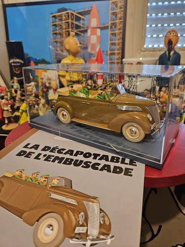 Grande voiture tintin kuifje - tintin,