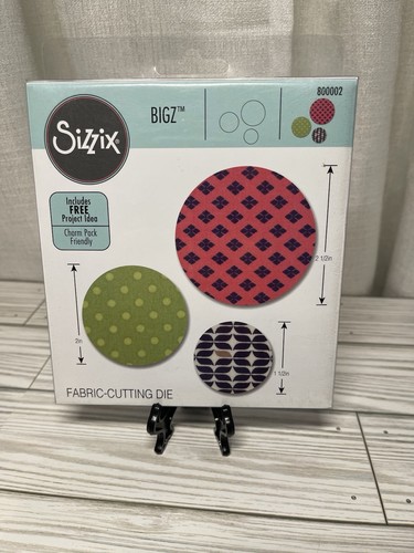 Sizzix bigz circles - circles, fabric