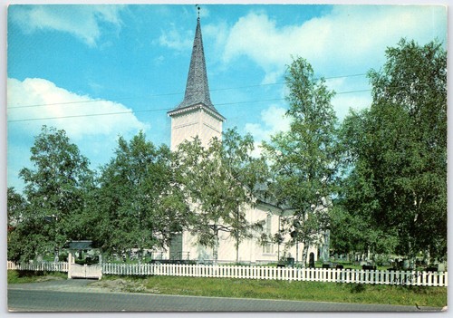 Vintage trysil kirke - trysil, norway
