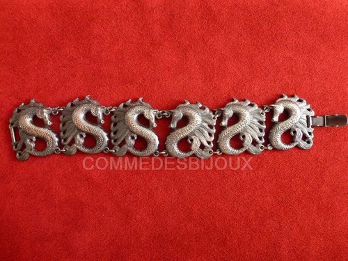 Bracelet louve dragon - "louve, dragon"